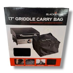 NIB Blackstone 17" Griddle Carry Bag Black Portable Weather Resistant Camping